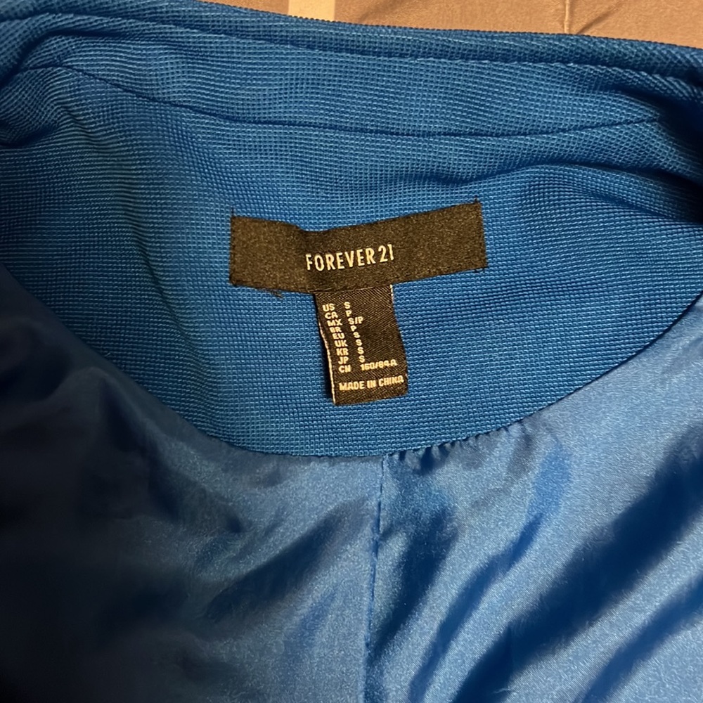 Forever 21 Royal Blue Jacket - Picture 3 of 4